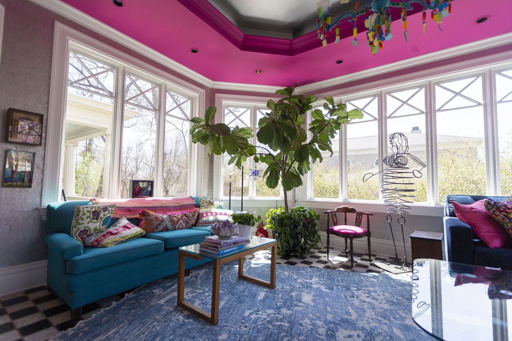 At Home: Karen Kalish colorful classic home